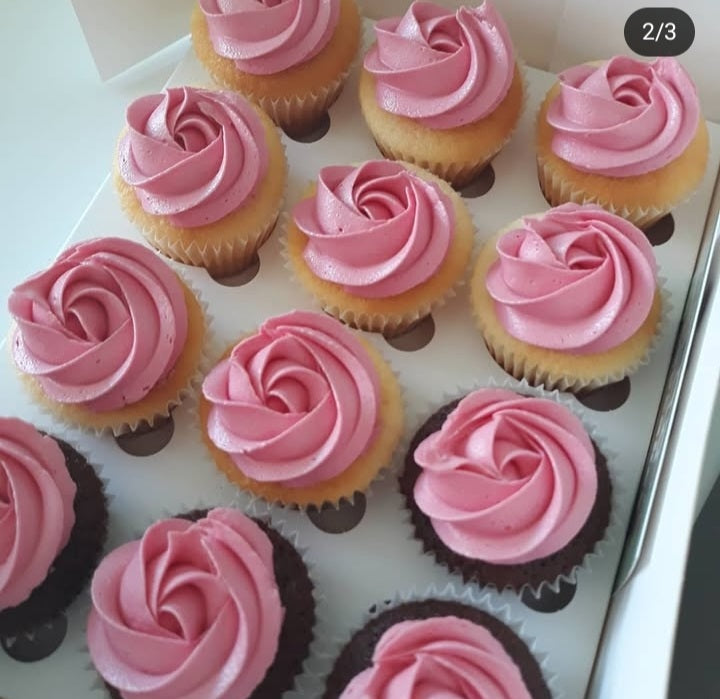 Custom Cupcakes Coloured