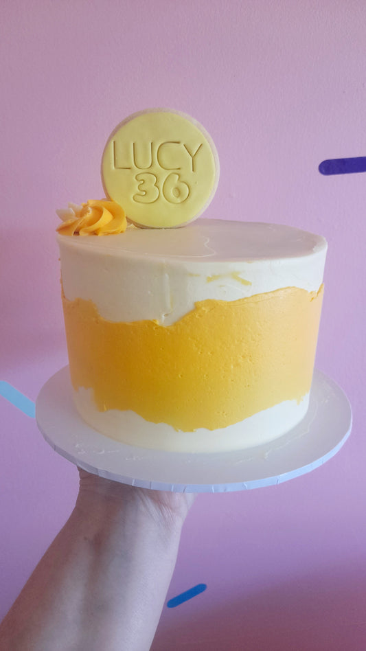 CELEBRATION CAKES Cookie on top