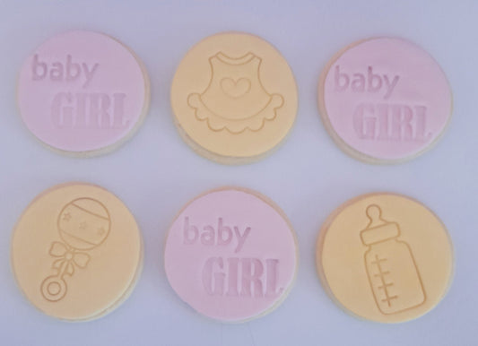 baby gender girl sugar cookies gift Adelaide Huntfield Heights