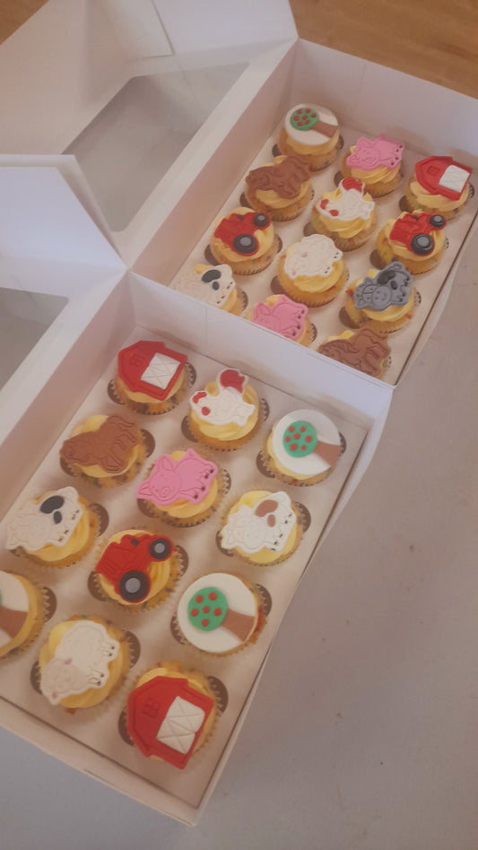 cupcakes farm pig sheep cow horse barn tree tractor huntfield heights adelaide 