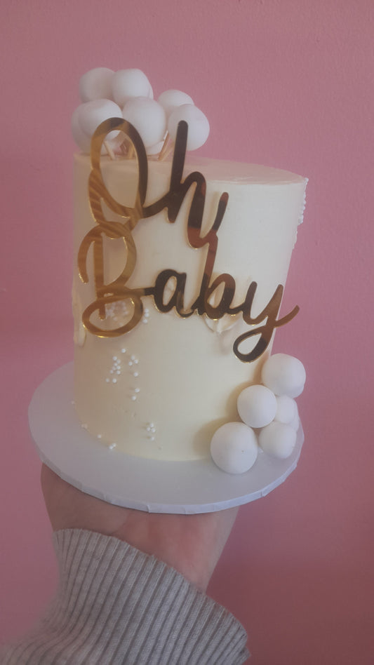 baby shower cake gender reveal Huntfield Heights Adelaide 